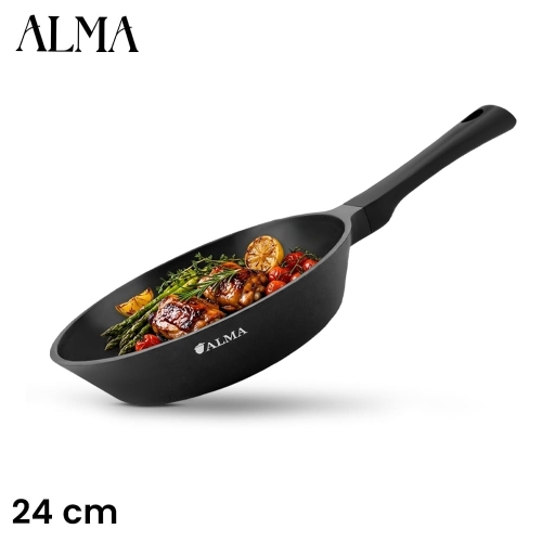 ALMA MSF124 Signature Collection Non-Stick Fry Pan 24cm ALMA MSF124 Signature Collection Non-Stick Fry Pan 24cm