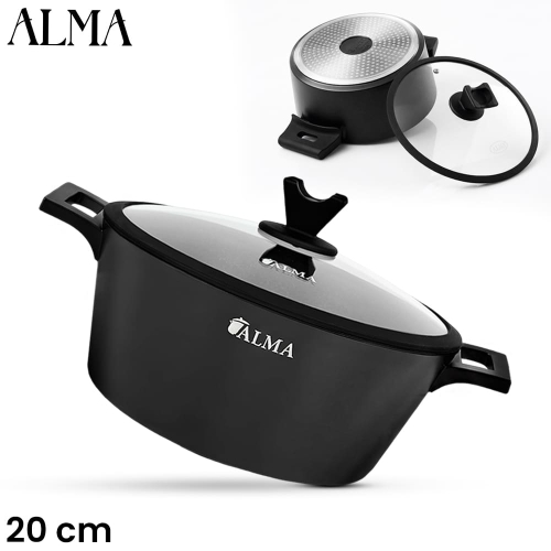 ALMA MSC520 Signature Collection Non-Stick Casserole 20cm ALMA MSC520 Signature Collection Non-Stick Casserole 20cm