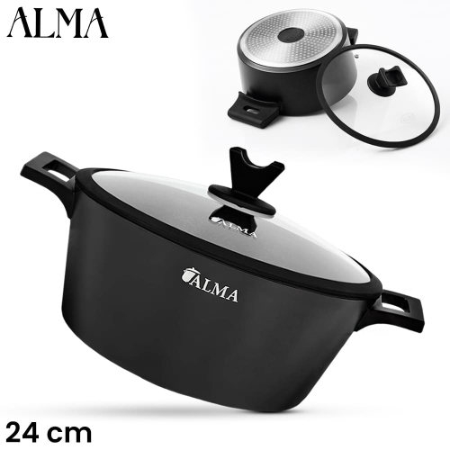 ALMA 24cm Casserole Non-Stick Signature Collection MSC524 
