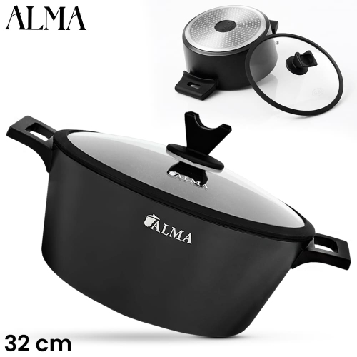 ALMA 32cm Casserole Non-Stick Signature Collection MSC532 
