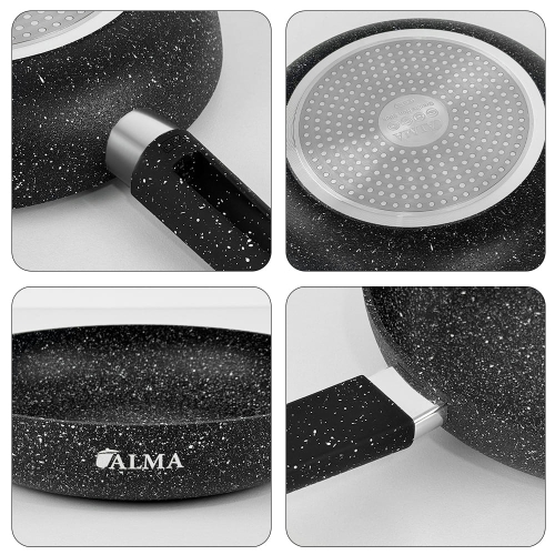 ALMA 20cm Marble Non-Stick Fry Pan 0120 