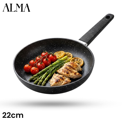 ALMA 22cm Marble Non-Stick Fry Pan 0122 