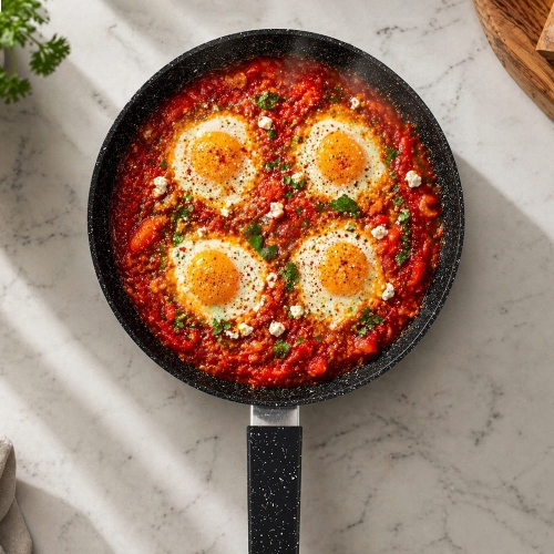ALMA 22cm Marble Non-Stick Fry Pan 0122 
