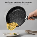 ALMA 26cm Marble Non-Stick Fry Pan 0126 