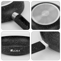 ALMA 28cm Marble Non-Stick Fry Pan 0128 