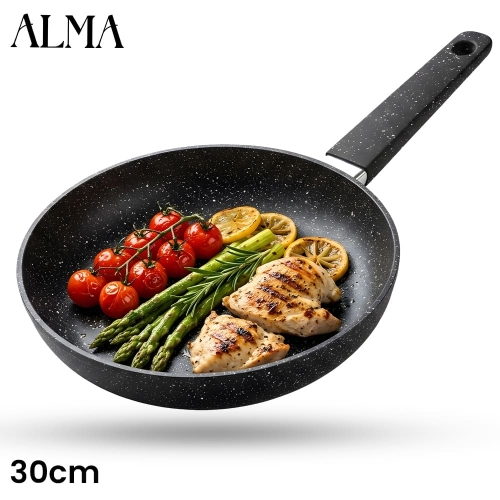 ALMA 30cm Marble Non-Stick Fry Pan 0130 