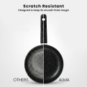 ALMA 30cm Marble Non-Stick Fry Pan 0130 