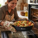 ALMA 32cm Marble Non-Stick Round Oven Pan 0632
