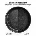 ALMA 32cm Marble Non-Stick Round Oven Pan 0632