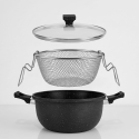 ALMA 26cm Marble Non-Stick Frying Casserole 0926 ALMA 26cm Marble Non-Stick Frying Casserole 0926
