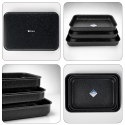ALMA Set Of 35,37,41cm Marble Non-Stick Rectangle Oven Pan 136AK-03RP 