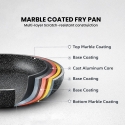 ALMA 20cm Marble Non-Stick Sauce Pan 0420