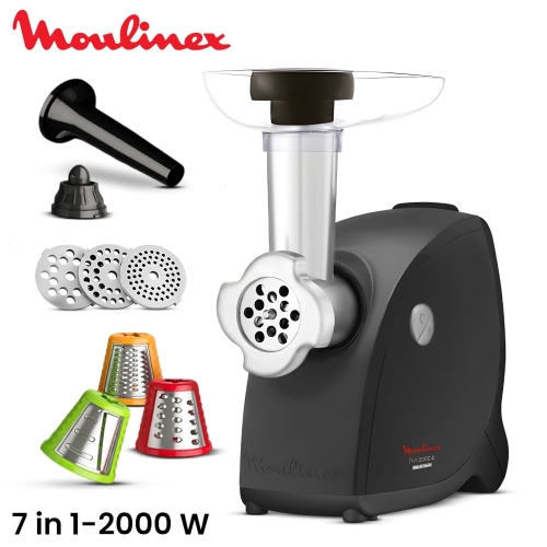 Moulinex 472832 HV4 7 In 1 Meat Mincer & Grinder 2000W 2.3Kg/min Moulinex 472832 HV4 7 In 1 Meat Mincer & Grinder 2000W 2.3Kg/min