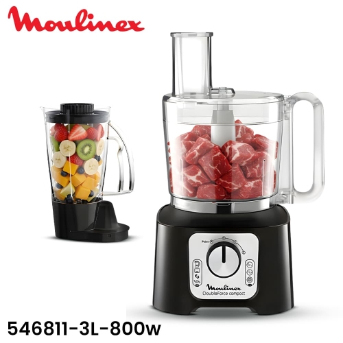 Moulinex Double Force Compact Robot Multifunction FP546811 Food Processor 800W 3L