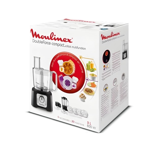 Moulinex Double Force Compact Robot Multifunction FP546811 Food Processor 800W 3L