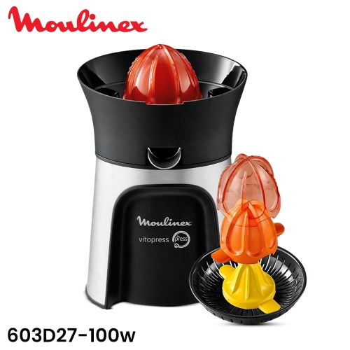 Moulinex VitaPress Direct Serve PC603D27 Electric Citrus Juicer 100W Moulinex VitaPress Direct Serve PC603D27 Electric Citrus Juicer 100W