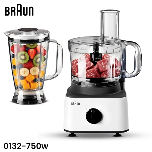 BRAUN FP0132 Multifunction Kitchen System 8 In 1 Food Processor 2.1L Bowl 1.8L Blender 750W BRAUN FP0132 Multifunction Kitchen System 8 In 1 Food Processor 2.1L Bowl 1.8L Blender 750W