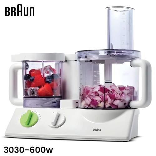 BRAUN FX3030 Double Unique System Food Processor 2L+750ml 600W 