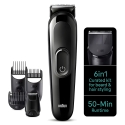 BRAUN MGK3410 6 In 1 Beard & Head Rechargeable Styling Kit BRAUN MGK3410 6 In 1 Beard & Head Rechargeable Styling Kit
