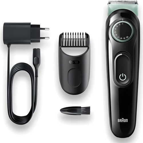 BRAUN BT3222 Beard &amp; Head Rechargeable Trimmer and Hair Clipper