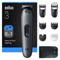 BRAUN Series3 AIO3540 8 In 1 Rechargeable Trimmer and Hair Clipper