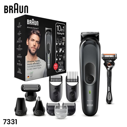 BRAUN All-in-1 MGK7331 10 In 1 Rechargeable Trimmer Kit BRAUN All-in-1 MGK7331 10 In 1 Rechargeable Trimmer Kit