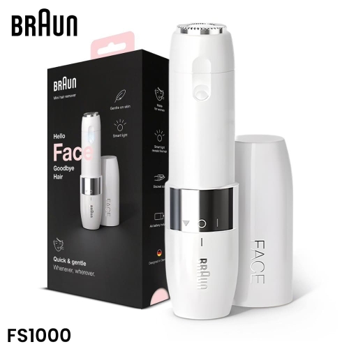BRAUN FS1000 Face Mini Hair Remover With Smart Light