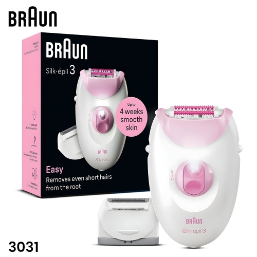 BRAUN Silk-Epil3 SE3031 Hair Remover Epilator