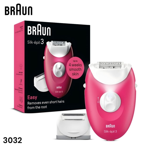 BRAUN Silk-Epil3 SE3032 Hair Remover Epilator BRAUN Silk-Epil3 SE3032 Hair Remover Epilator