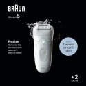 BRAUN Silk-Epil5 SE5011 Rechargeable Wet & Dry Epilator Hair Remover BRAUN Silk-Epil5 SE5011 Rechargeable Wet & Dry Epilator Hair Remover