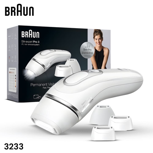 BRAUN Silk-Expert Pro3 IPL3233 New Generation IPL With 3 Heads 300.000 Shots BRAUN Silk-Expert Pro3 IPL3233 New Generation IPL With 3 Heads 300.000 Shots