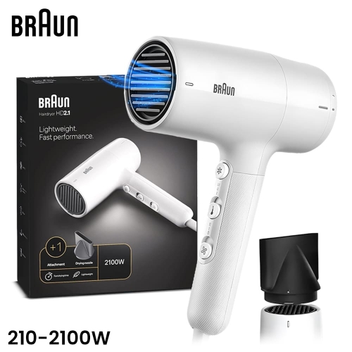 Name: BRAUN HD210 Fast Powerful Hair Dryer 2100W