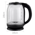 HAEGER 2L Electric Glass Kettle 2000W