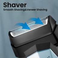 Kemei KM-1427, 3 in 1 Rechargeable Shaver 