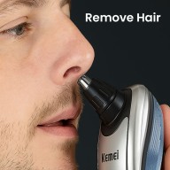 Kemei KM-5894, 5 in 1 Rechargeable Hair Shaver 