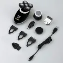 VGR V-302, 4 in 1 Rotary 5 Head Shaver & Hair Clipper 