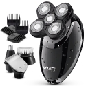 VGR V-302, 4 in 1 Rotary 5 Head Shaver & Hair Clipper VGR V-302, 4 in 1 Rotary 5 Head Shaver & Hair Clipper