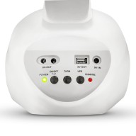 OSmart 12" 6V Rechargeable Fan With Solar Panel 3W & 2 Bulbs OS10104 