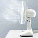 OSmart 12" 6V Rechargeable Fan With Solar Panel 3W & 2 Bulbs OS10104 