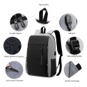 Waterproof Men's Laptop Backpack With USB Pore 40*30*11cm