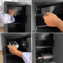 D70 Digital Electronic Safes , Keypad and Key Lock Security Box 70*40*38CM 70Kg