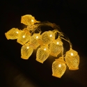 3m 10pcs Net Metal LED Decorative Light Rope, Round Lantern Mood LX-01