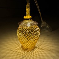 3m 10pcs Net Metal LED Decorative Light Rope, Round Lantern Mood LX-01