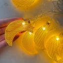 3m 10pcs Net Metal LED Decorative Light Rope, Moon Mood