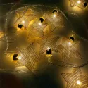 3m 10pcs Net Metal LED Decorative Light Rope, Star Mood 