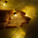 3m 10pcs Net Metal LED Decorative Light Rope, Star Mood 