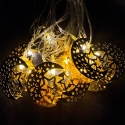 3m 10pcs Double Metal LED Decorative Light Rope, Moon + 2 Stars 3m 10pcs Double Metal LED Decorative Light Rope, Moon + 2 Stars