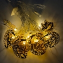 3m 10pcs Double Metal LED Decorative Light Rope, Moon + Eid Mubarak 3m 10pcs Double Metal LED Decorative Light Rope, Moon + Eid Mubarak