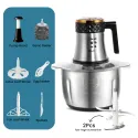 RAF R7736 2 in 1 Stainless Steel & Glass Food Processor 3L 300W