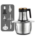 RAF R7736 2 in 1 Stainless Steel & Glass Food Processor 3L 300W